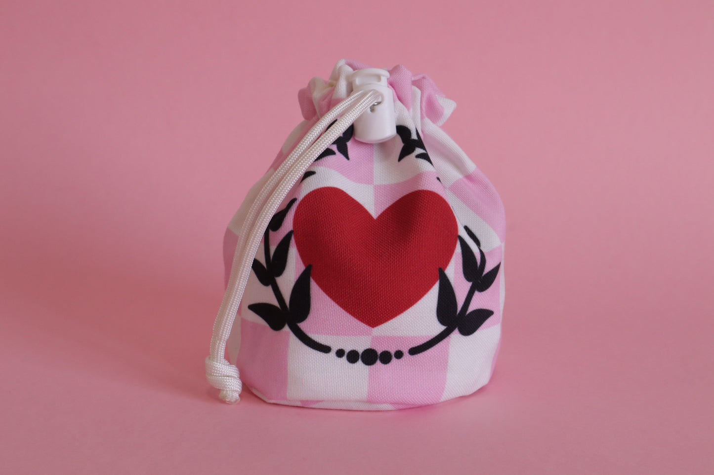 Heart Tattoo Dice Bag - Small
