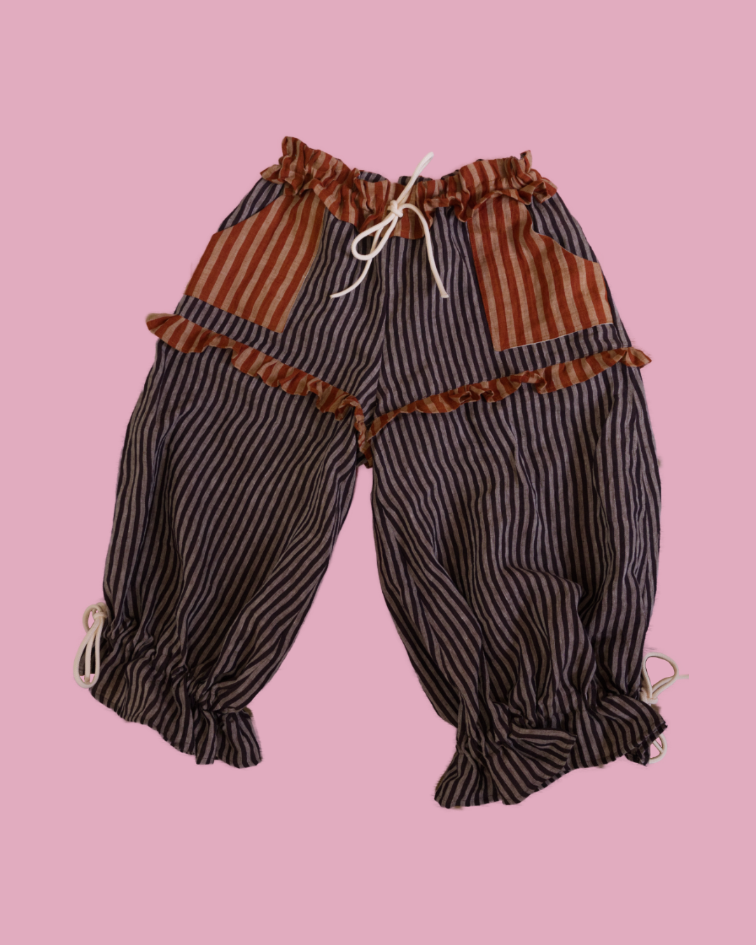 Linen Harem Trousers - Small/Medium