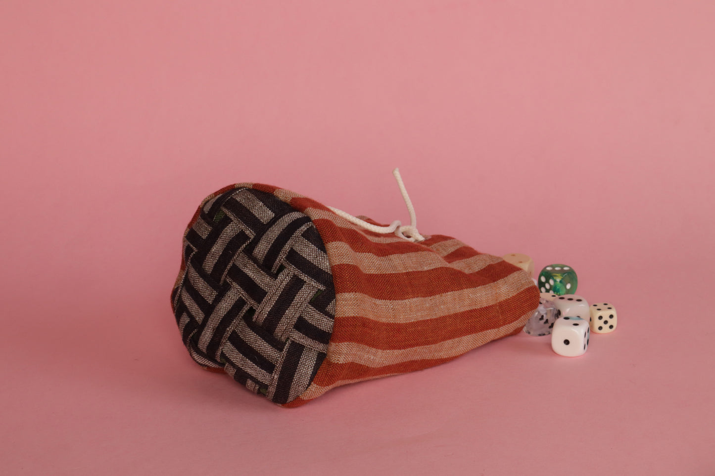 Linen Dice Bag - Small