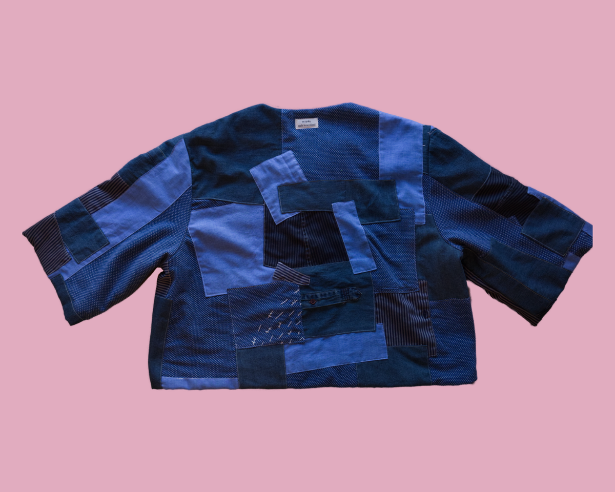 Indigo Padded Shirt - M Unisex