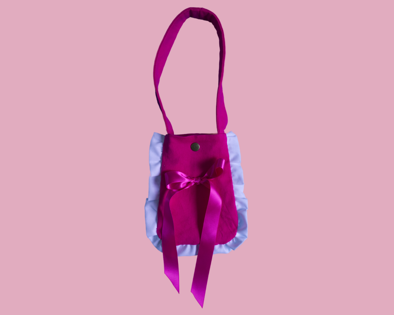 Hot Pink Crop Top and Bag Combo