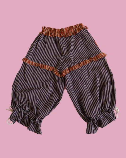 Linen Harem Trousers - Small/Medium