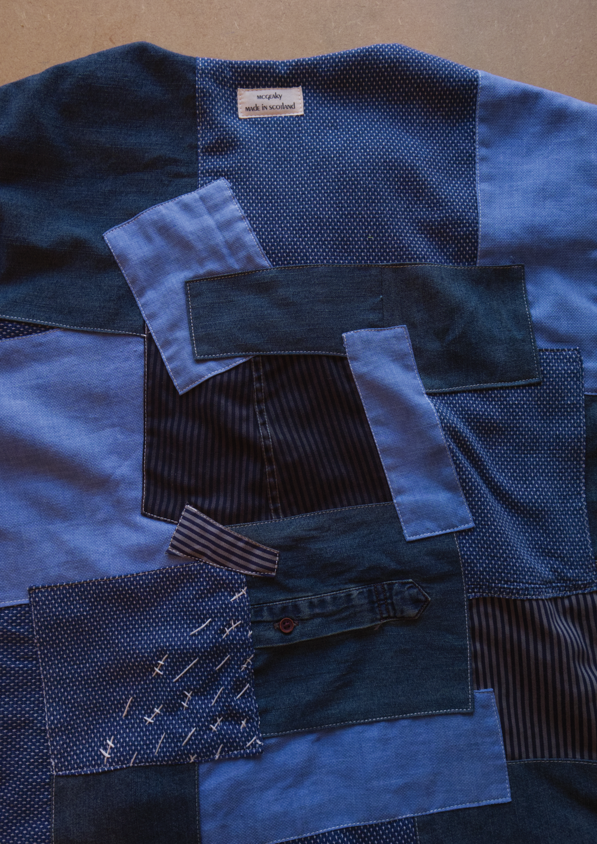 Indigo Padded Shirt - M Unisex
