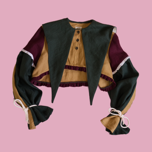 Linen Jester Shirt - Small/Medium