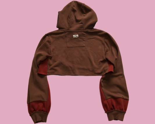 Cropped Patchwork Jumper - S/M
