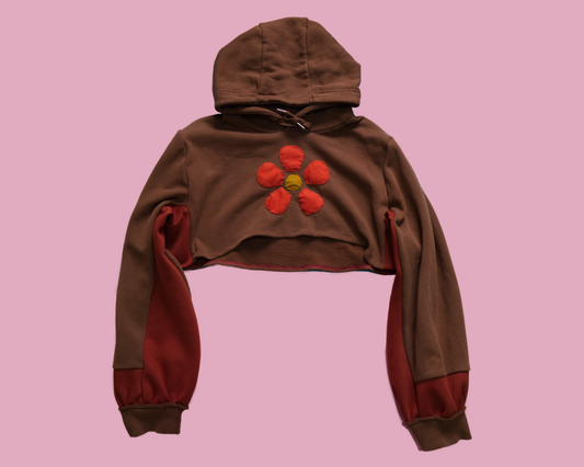 Cropped Patchwork Jumper - S/M