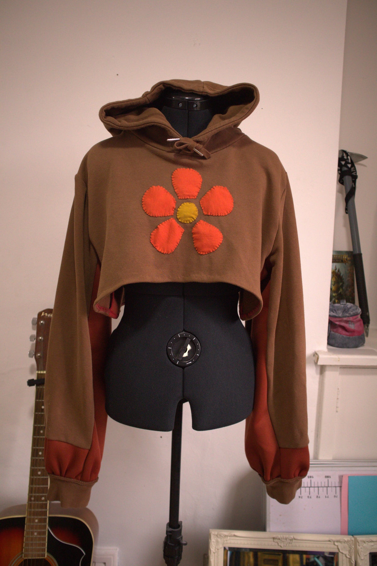 Cropped Patchwork Jumper - S/M